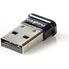 Nedis Bluetooth-Dongle 4.0 Bluetooth/USB inklusive: Software 10 m Schwarz, Netzwerkkabel