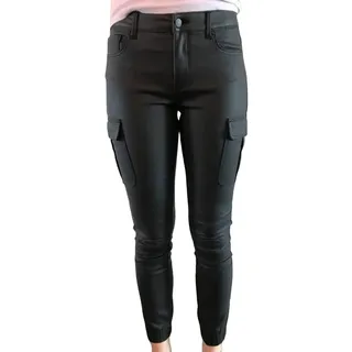 ONLY Damen Onlmissouri Reg ANK Coated PNT Hose, Schwarz,S / 32L