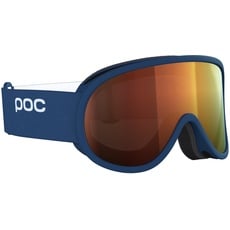 POC Unisex – Erwachsene Retina Mid Skibrille, Lead Blue/Partly Sunny Orange, Einheitsgröße
