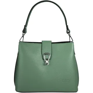 Cluty Umhängetasche Leder Grün