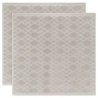 Vossen Geschirrtuch-Set , Grau , Textil , 2-teilig , Uni , 50x50 cm , hochwertige Qualität , Heimtextilien, Geschirrtücher & Schürzen, Geschirrtücher