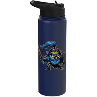 Eule Ritter Vogel Ren Faire Mittelalter Festival Ren Faire Stainless Steel Insulated Water Bottle