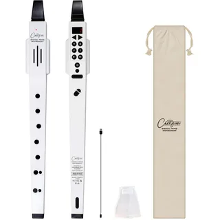 Carry-On by Blackstar Digitales Blasinstrument Weiß - 10 Stimmen, integrierter, wiederaufladbarer USB-Akku, Kopfhörerausgang für leises Üben, Midi über Bluetooth, BA234010