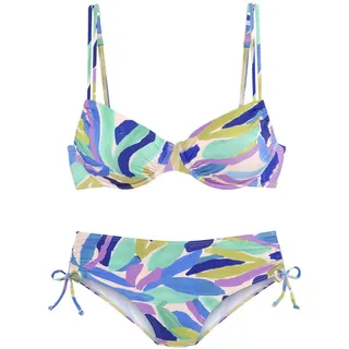 s.Oliver Bügel-Bikini Damen blau-grün Gr.38 Cup D