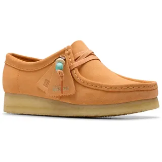 Clarks Shoes Wallabee Bootsschuhe - Pale Peach Suede - EU 36