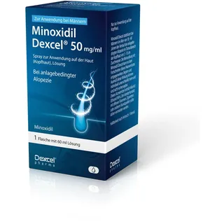 Dexcel Pharma Minoxidil Dexcel 50 mg/ml Spray z.Anw.a.d.Kopfhaut