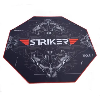 Hyrican »Hyrican Striker Gaming Stuhlunterlage/Bodenschutzmatte 1100x1100x2mm« 8- eckige Form,