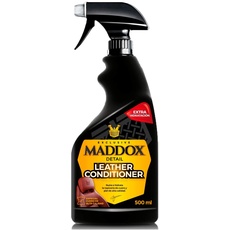 Maddox Detail - Leather Conditioner 500ml | Feuchtigkeitsspendende und Lederbehandlung Auto | Leder- und Polstersitzreiniger, Schwarz | Auto shampoo