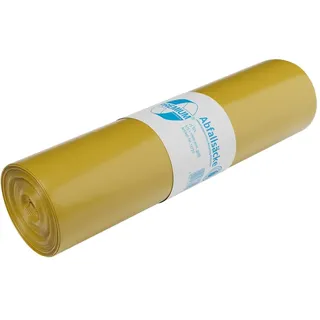 Deiss Müllsäcke DEISS PREMIUM gelb, 70 Liter, 25-er Pack