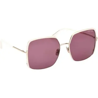 Tom Ford - "Raphaela" Schmetterling-Sonnenbrille für Damen SY544 (Einheitsgröße) (Gold) - Gold