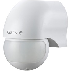 Garza - Reiher Power-Bewegungsmelder Infrarot-Wand, Erfassungswinkel 180 °, IP44 (Outdoor), weiß