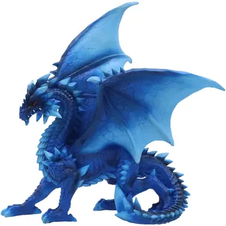 Nemesis Now Yukiharu Unisex Statue blau Polyresin Drachen, Gothic