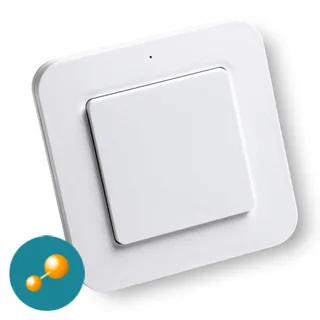 Intertechno Wandsender ITW-801, weiß, automatische Zeitabschaltung, für alle lernenden Empfänger