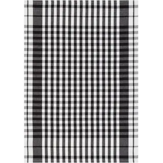 stuco Geschirrtuch »vichy«, schwarz