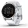 epix Pro BT 42 mm Edelstahlgehäuse silber Silikonarmband weiß M