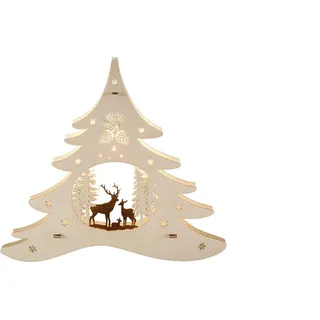 Weigla Fensterbild Tannenbaum Waldmotiv