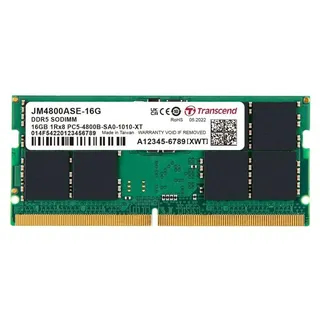Transcend JetRAM DDR5 4800 16GB SO-DIMM