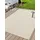 Juteteppich 140 200 Beige/Weiß