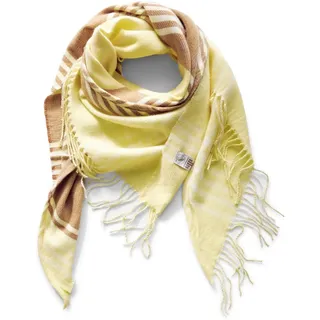 STREET ONE Damen A572637 OP_Woven Colorblock Triangle, Vanilla Yellow, A