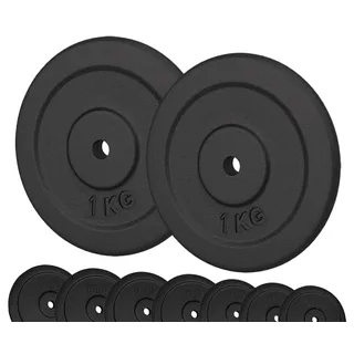 G5 HT SPORT Hantelscheibe Gusseisen 2 x 1 kg für Fitnessstudio und Home-Gym