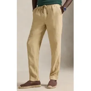 Polo Ralph Lauren für Herren. 710940611010 Leinenhose Slim Tapered Fit braun (L), Lässig