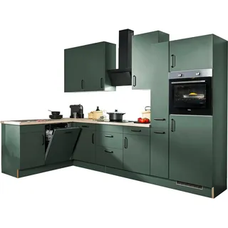 WIHO KÜCHEN Winkelküche Simi L-Form 315 x 175 cm grün