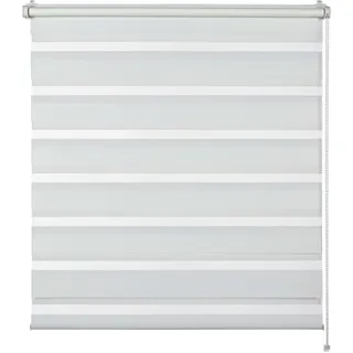 Schöner Wohnen Doppelrollo Tilda 60 x 150 cm transparent/weiß