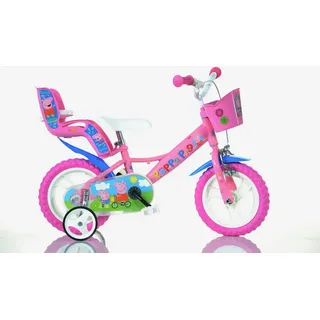 DINO BIKES Peppa Wutz Pig 12 Zoll RH 28 cm rosa