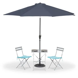 Relaxdays Ø 300 cm Schwarz