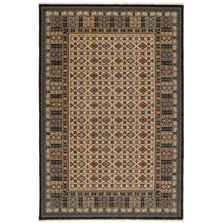 Theko Orientteppich Saharna 60x85 cm , Blau , Textil , Orientalisch , Rechteckig , 60x85 cm , Oeko-Tex® , für Fußbodenheizung geeignet , Teppiche und Böden, Teppiche, Orientteppiche