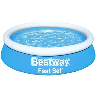 Bestway Fast Set Aufblasbarer Pool Rund 183x51 cm Blau