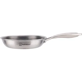 MASTERPAN Edelstahl-Bratpfanne,Waben-Antihaftbeschichtung,Schnellaufheizung,28cm MP2335 - Silber