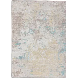 benuta Pop Teppich Laury Gelb 200x300 cm , Textil , Abstrakt , Rechteckig , 200x300 cm , Oeko-Tex® Standard 100 , wasserabweisend , Teppiche und Böden, Teppiche