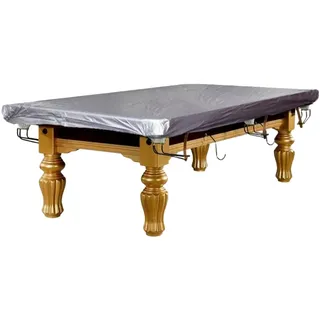 Sinsilvie Billardtisch Abdeckkung sind in 7ft,8ft, Billard-Billardtisch-Abdeckung sind in Silber oder Grün, für acht Ball, Snooker(Silver 8 ft)