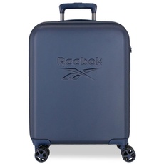 Reebok Franklin Kabinenkoffer-Set, aus ABS, einem robusten und leichten Material, TSA-Verschluss, vier multidirektionale Doppelrollen von Joumma Bags, blau, Koffer