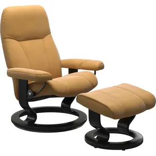 Stressless Relaxsessel Consul mit Classic Base 76 x 100 x 71 cm Gelb drehbar