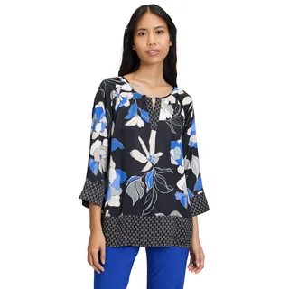 Betty Barclay Bluse Rundhals-Ausschnitt Betty Barclay schwarz