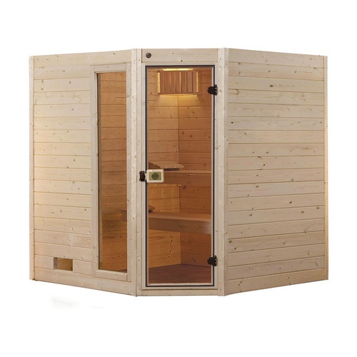 Bild von Sauna »Valida«, 7,5 kW-Ofen mit digitaler Steuerung, beige