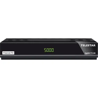 Telestar digiHD TT 6 IR - DVB-T2 HD Receiver inkl 3 Monate freenet TV DVB-C Kabelreceiver (freenet TV Receiver, 3 Monate inkl., H.265/HEVC, DVB-T)