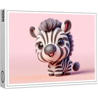 raxxa Premium-Puzzle "Streifen, die Herzen klauen", 1000 Teile