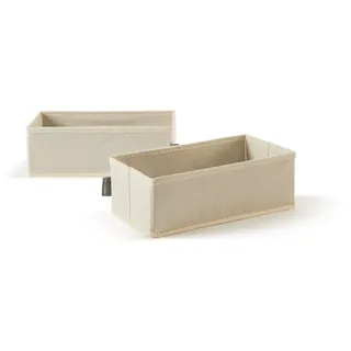 Perfetto EasyBox Organizer Schublade 28,0 x 14,0 x 9,0 cm 2-tlg. Ecru