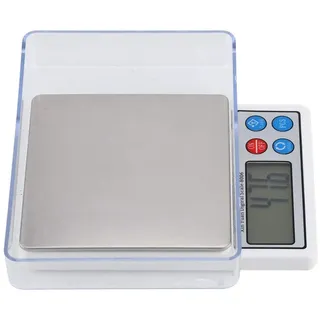 Elektronische Waage, Mini Digitalwaage Küchenwaage 2KG / 0.1g Taschenwaage Tragbare Elektronische Balancen Taschen Skala hohe Präzision für das Messen, für Küche, Nahrung, Schmuck