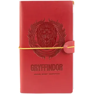 Grupo Erik Reisetagebuch zum Selberschreiben Harry Potter Hogwarts Gryffindor Bullet Journal Dotted Notizbuch Leder (synthetisch) Tagebuch für Erwachsene Kinder Notizbuch Klein Notizbuch Gepunktet