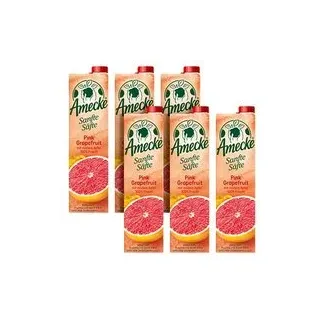 Amecke Sanfte Säfte Pink Grapefruit-Apfel-Sweetie Fruchtsaftkonzentrat 6x 1,0 l