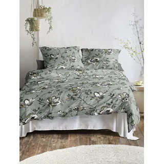 IRISETTE Meran 8616 Floral Grün 155 x 220 cm + 2 x 80 x 80 cm