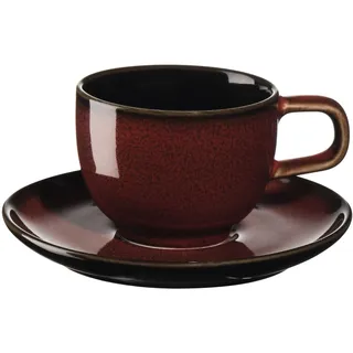 ASA Espressotasse mit Unterer, rusty red
