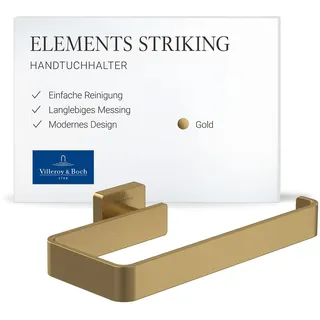 Villeroy & Boch Elements Striking Handtuchhalter Wandmontage Brushed Gold