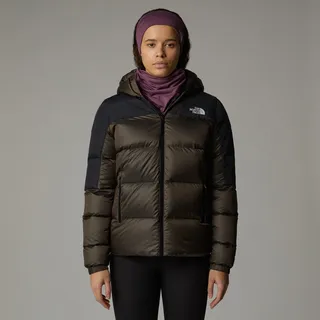 The North Face Damen Diablo DOWN HOODIE - Daunenjacke Smokey Brown Black Heat, M