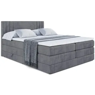 altdecor Idriko King 160 x 200 cm H3/H4 Dunkelgrau