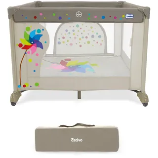 Asalvo 12470 Laufgitter, 100 X 100 cm Windmühle, beige